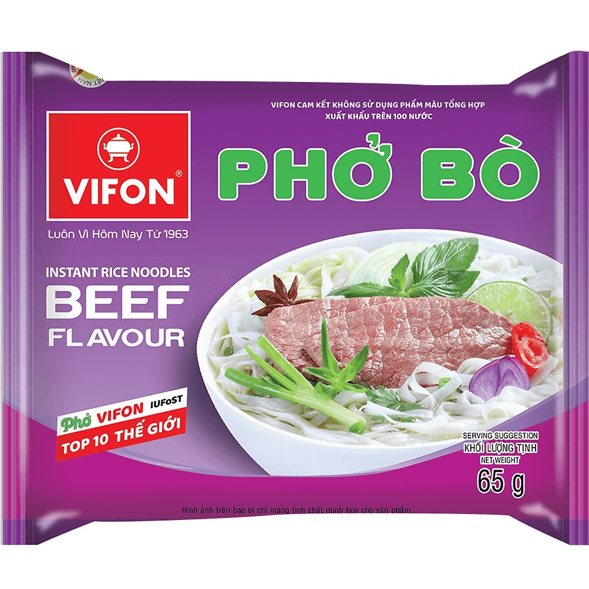 Läs mer om Vifon Instant Rice Noodles Beef 60g