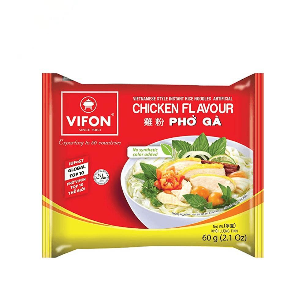 Vifon Instant Rice Noodles Chicken 65g