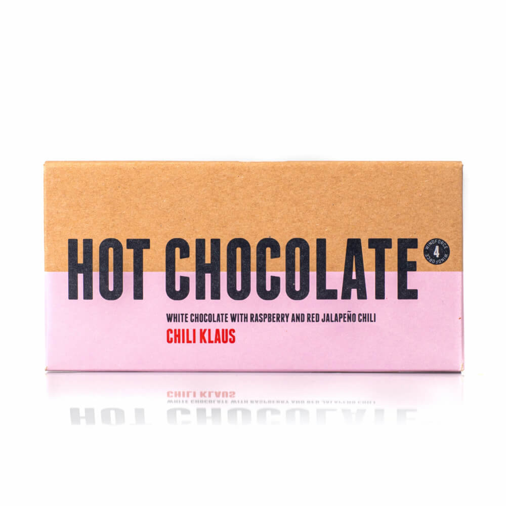 Läs mer om Chili Klaus Hot Chocolate, Raspberry & Red Jalapeño 55g