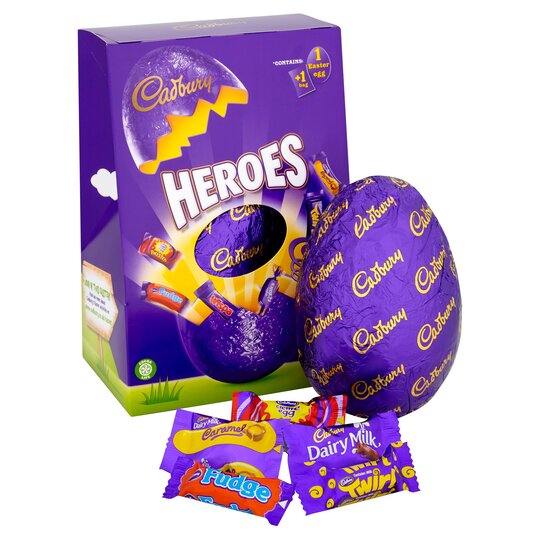 Läs mer om Cadbury Heroes Large Egg 236g