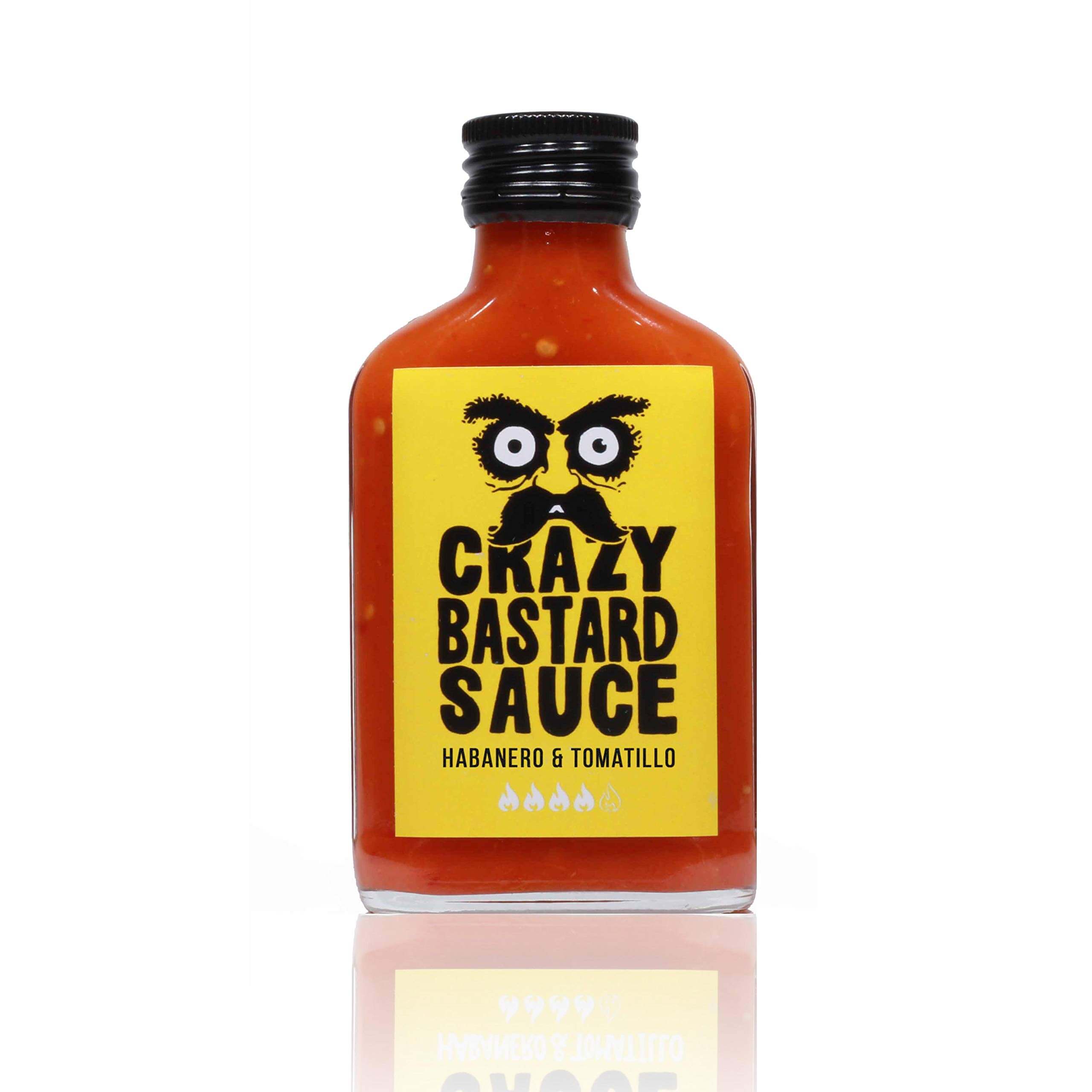 Läs mer om Crazy Bastard Sauce - Habanero & Tomatillo 100ml