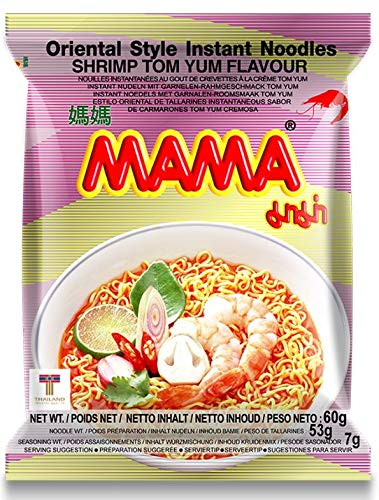 Läs mer om Mama Tom Yum Creamy Shrimp Flavour Noodles 55g