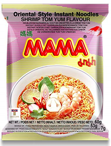 Läs mer om Mama Tom Yum Creamy Shrimp Flavour Noodles 90g