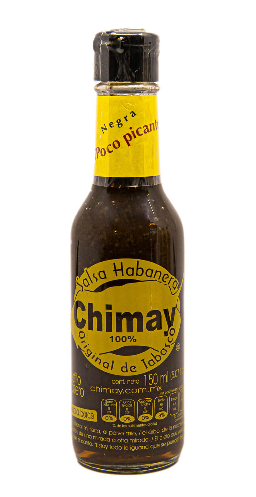 Salsa habanero Chimay Negra 150ml