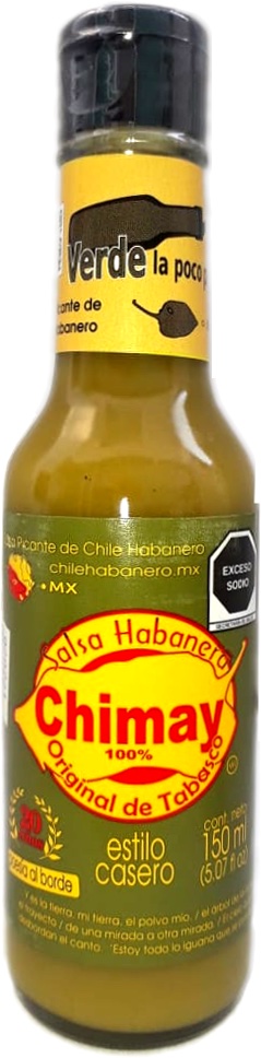 Salsa habanero Chimay Verde 150ml