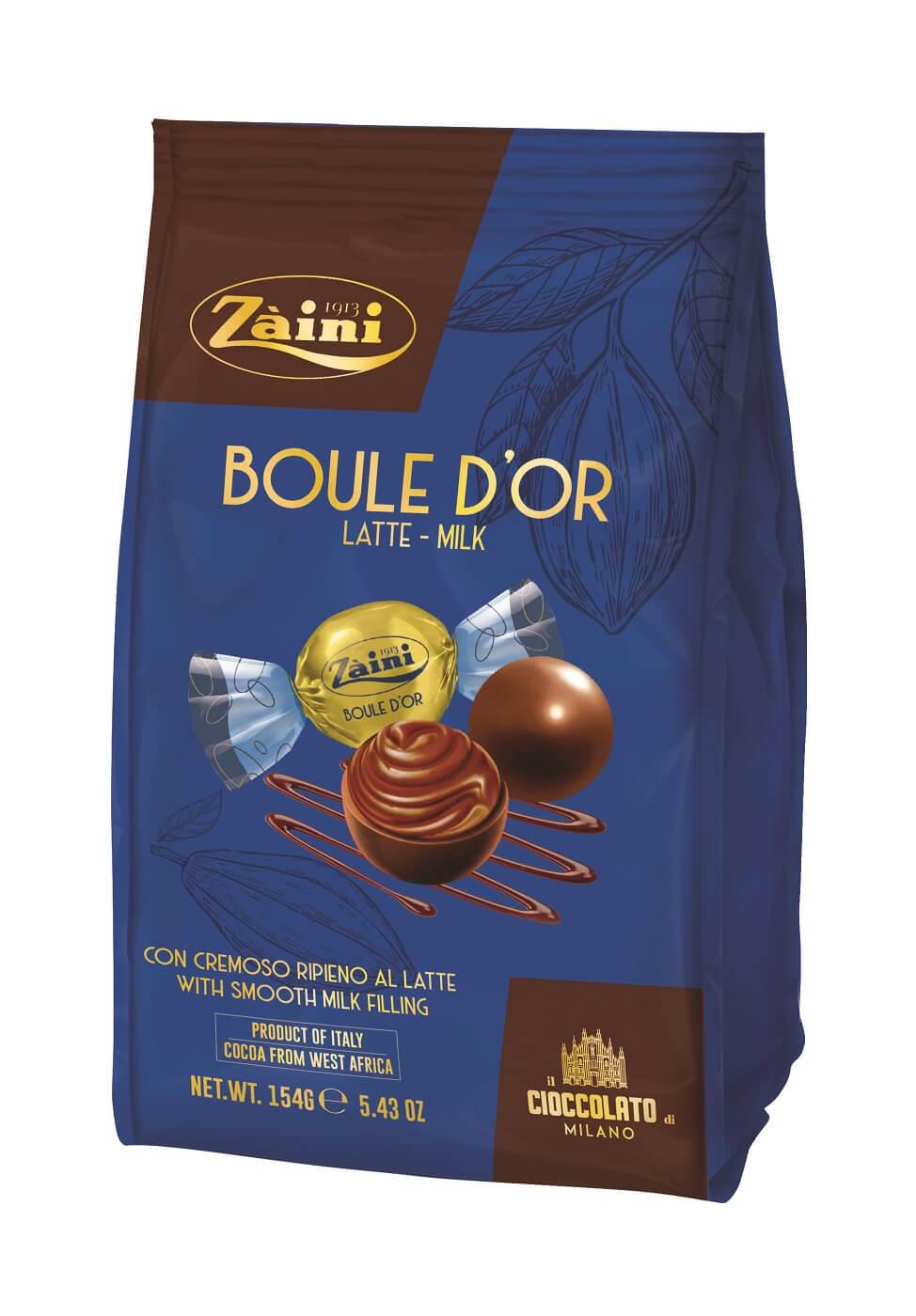 Zaini Boule Dor Mjölkchoklad 154g