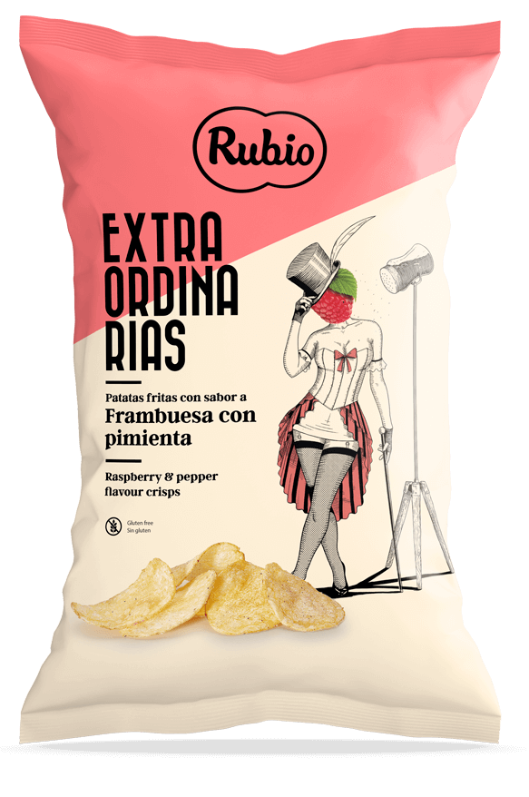 Rubio Hallon & Peppar Potatischips 130g