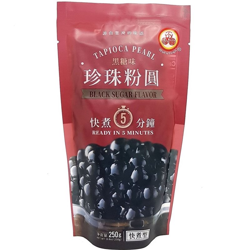 Läs mer om Wufuyuan Tapioca Pearl Black 250g