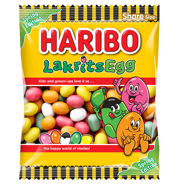 Läs mer om Haribo Lakritsägg 120g