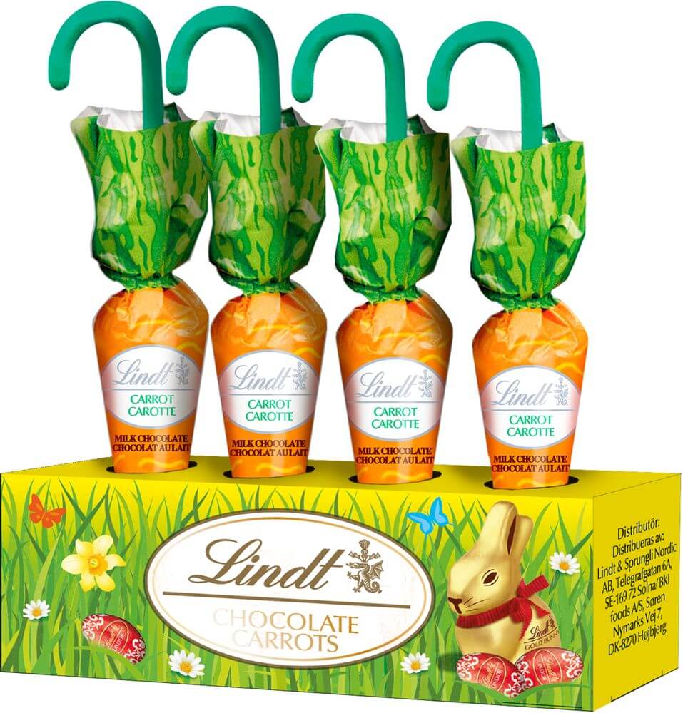 Lindt Chokladmorötter 54g