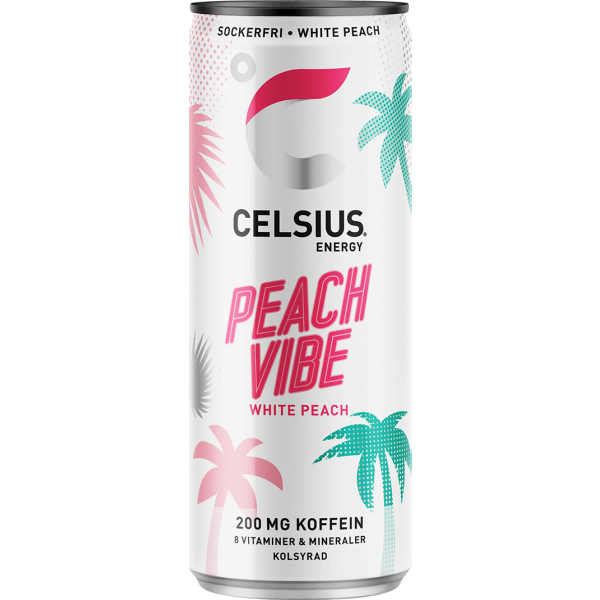 Läs mer om Celsius Peach Vibe 355ml