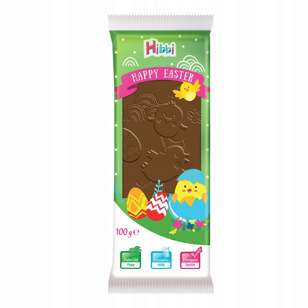 Hibbi Mjölkchoklad Happy Easter 100g
