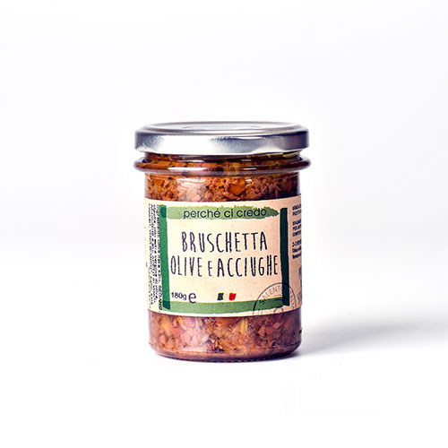 La Casa Bruschetta Oliver & Anjovis 180g