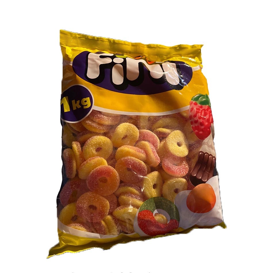 Fini Persikoringar 1kg
