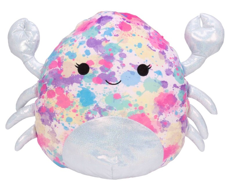 Squishmallows 40cm Krabba med Regnbågsprickar Mackenzie