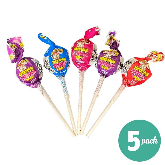 Läs mer om Warheads Super Sour Lollies 19g x 5st