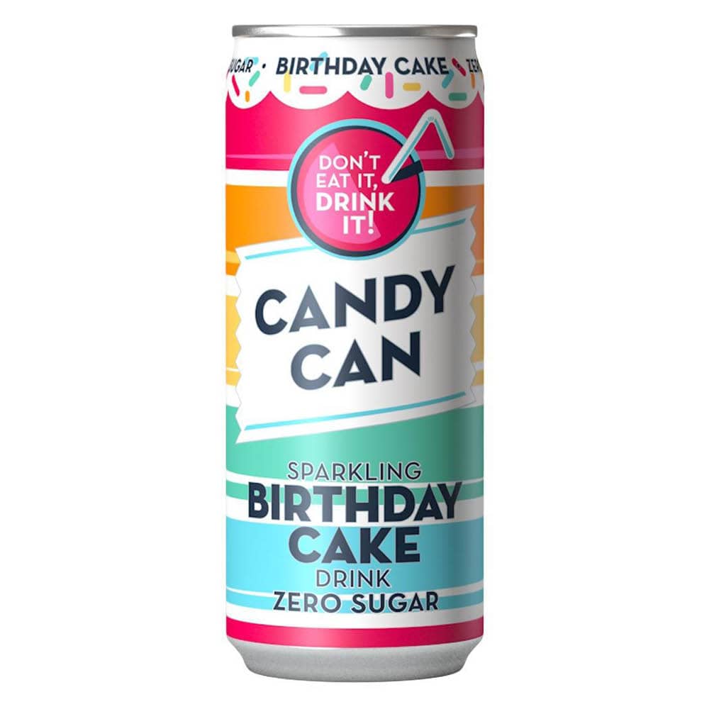 Läs mer om Candy Can Soda - Birthday Cake 330ml