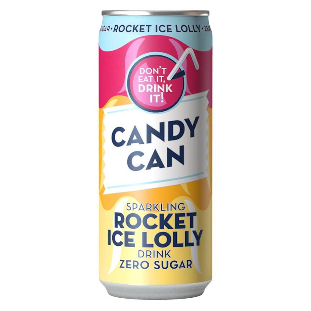 Läs mer om Candy Can Soda - Rocket Ice Lolly 330ml