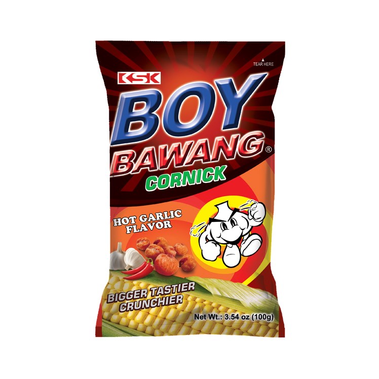 Läs mer om Boy Bawang Hot Garlic 100g