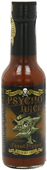 Psycho Juice Chipotle Ghost Pepper Sauce 148ml