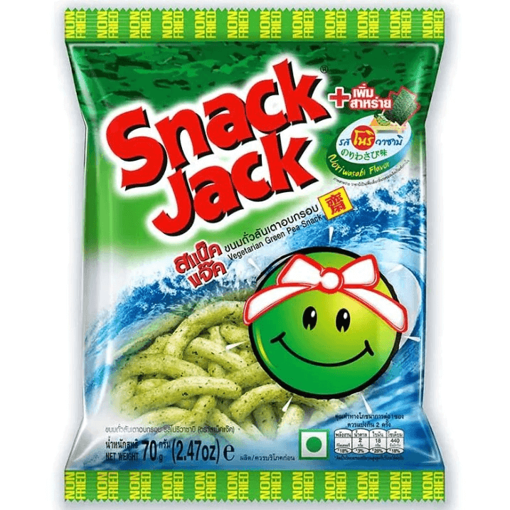 Snack Jack Crispy Wasabi Bågar Nori 70g