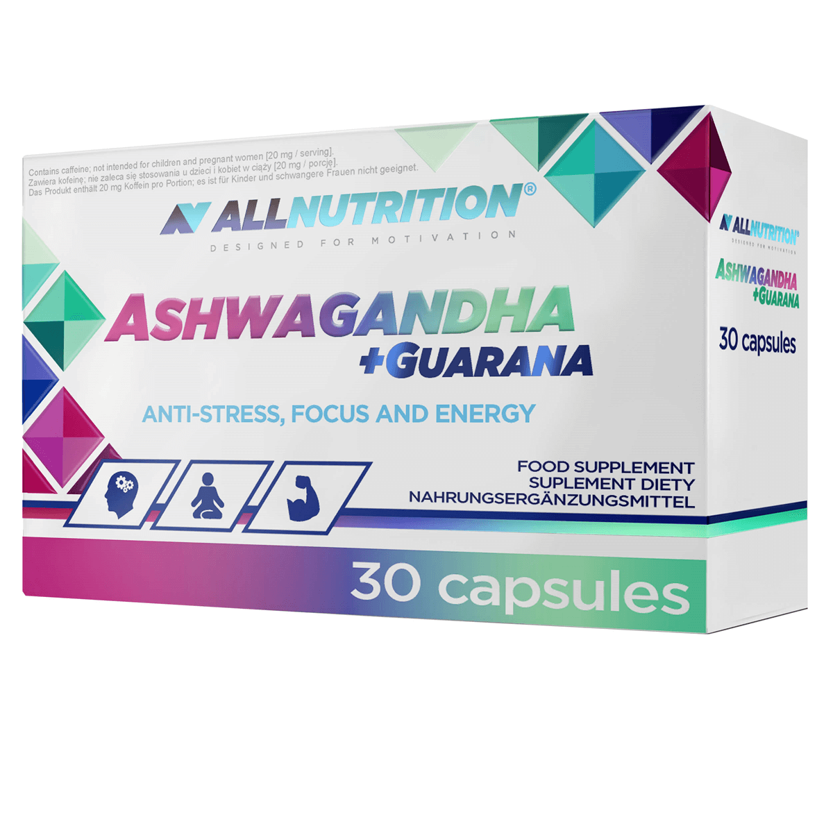 AllNutrition Ashwagandha + Guarana