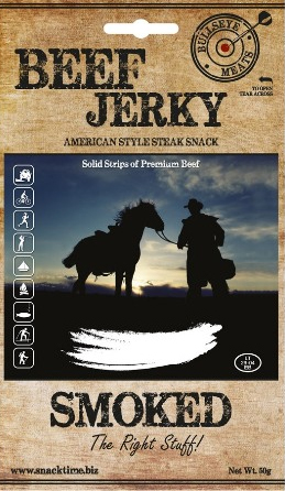 Läs mer om Bullseye Meats - Beef Jerky Smoked 50g