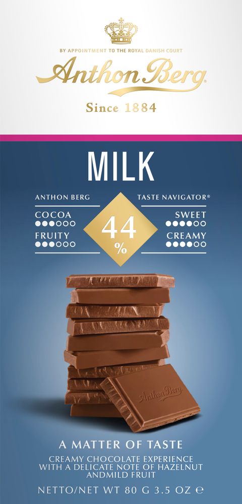 Anthon Berg Milk 44% 80g