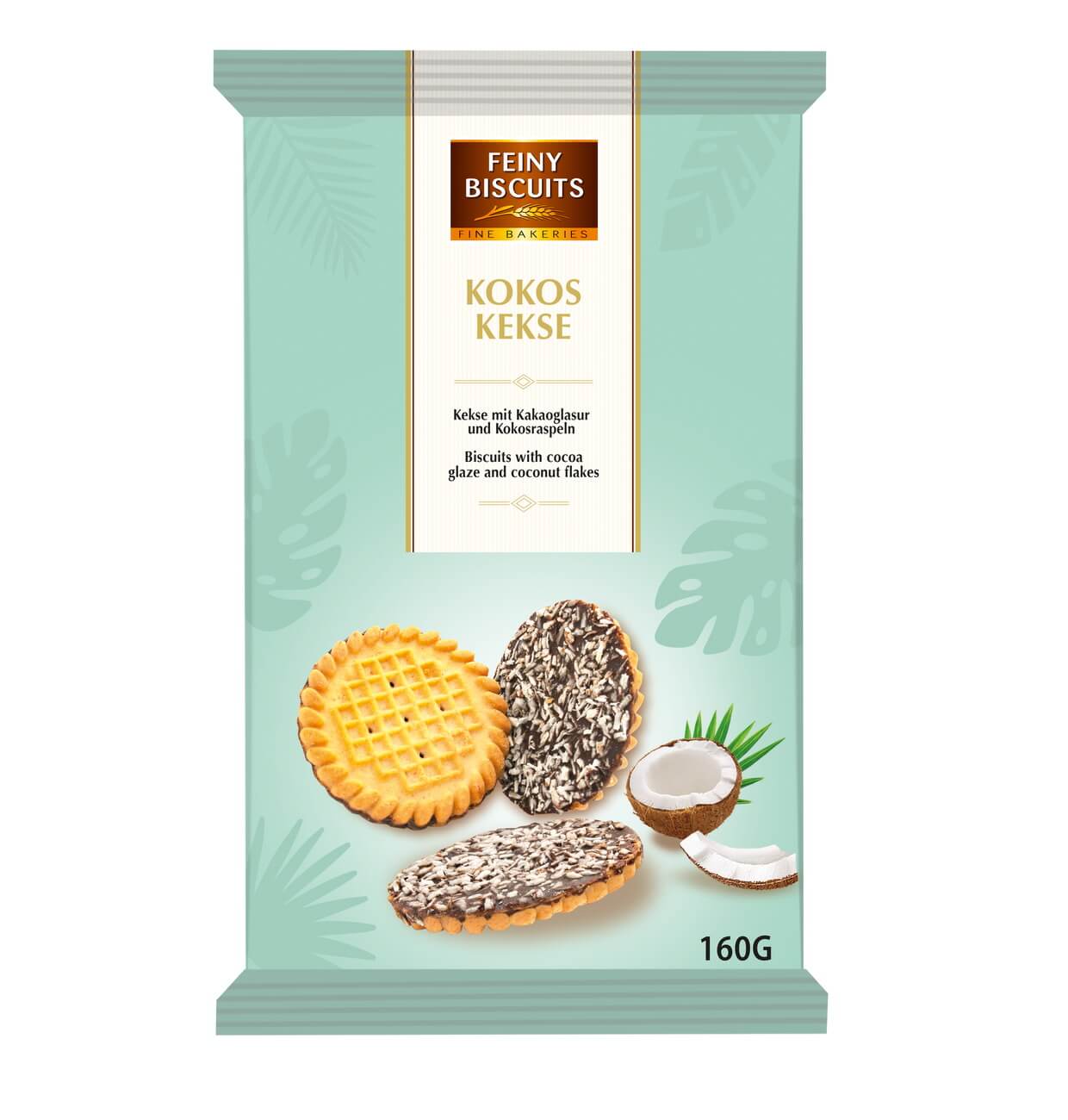 Läs mer om Feiny Biscuits Kokos 160g