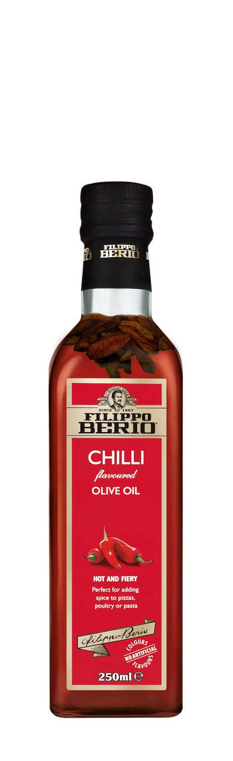 Filippo Berio Extra Virgin Olive Oil Chilli Flavour 250ml