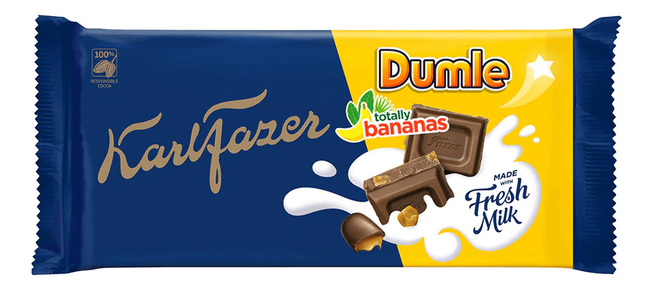 Karl Fazer Dumle Totally Bananas 145g