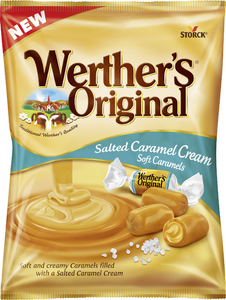 Läs mer om Werthers Salted Caramel Cream 125g