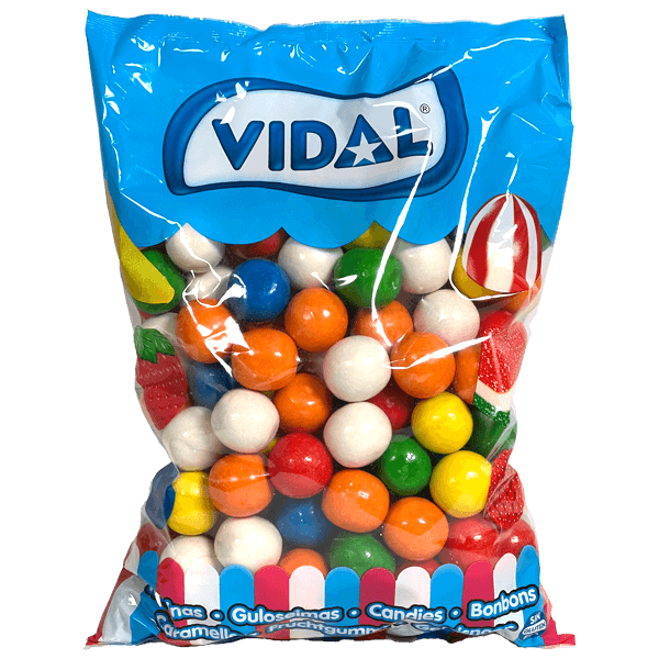 Vidal Bubble Gum Balls Mix 2kg