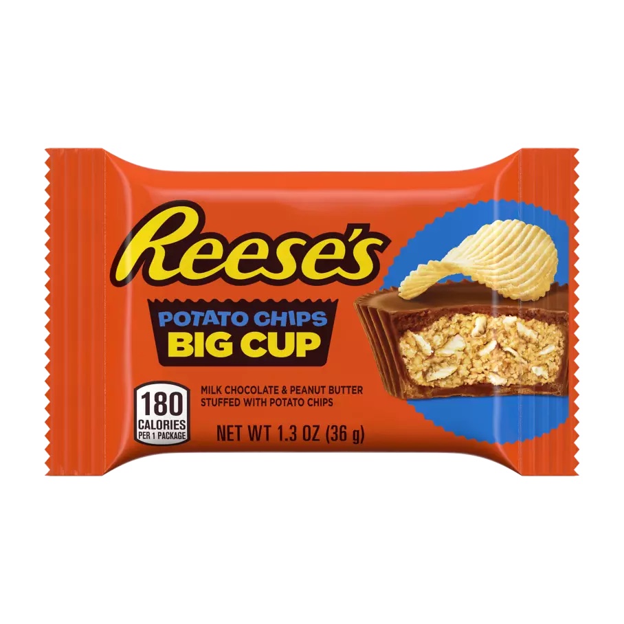 Läs mer om Reeses Big Cup With Potato Chips 36g