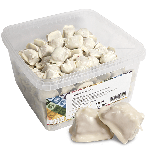 Mormor Lisas Cocosboll Vit Choklad Dubbeldoppad 1.6kg