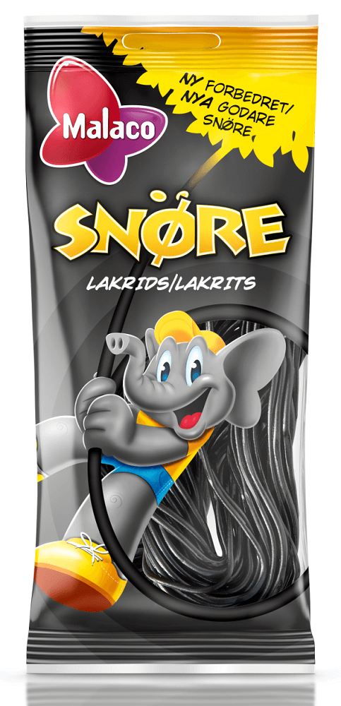 Malaco Snören lakrits 94g