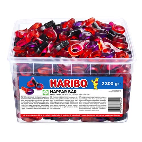 Läs mer om Haribo Nappar Bär 2.3kg