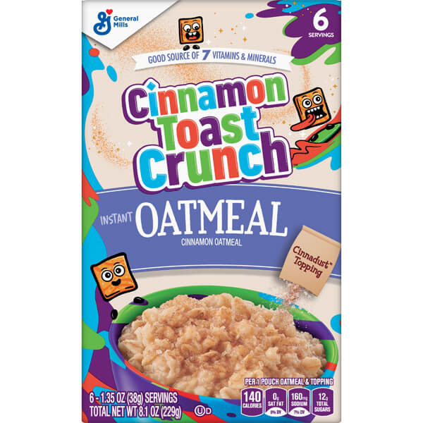 Läs mer om Cinnamon Toast Crunch Instant Oatmeal 229g