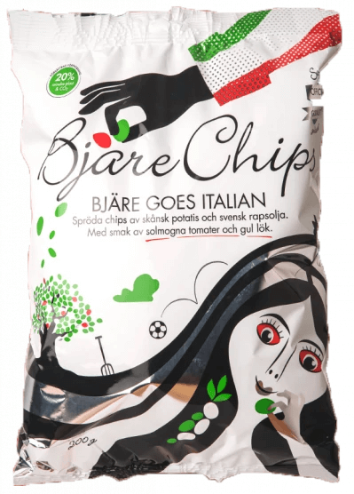 Läs mer om Bjäre Chips Goes Italian 200g