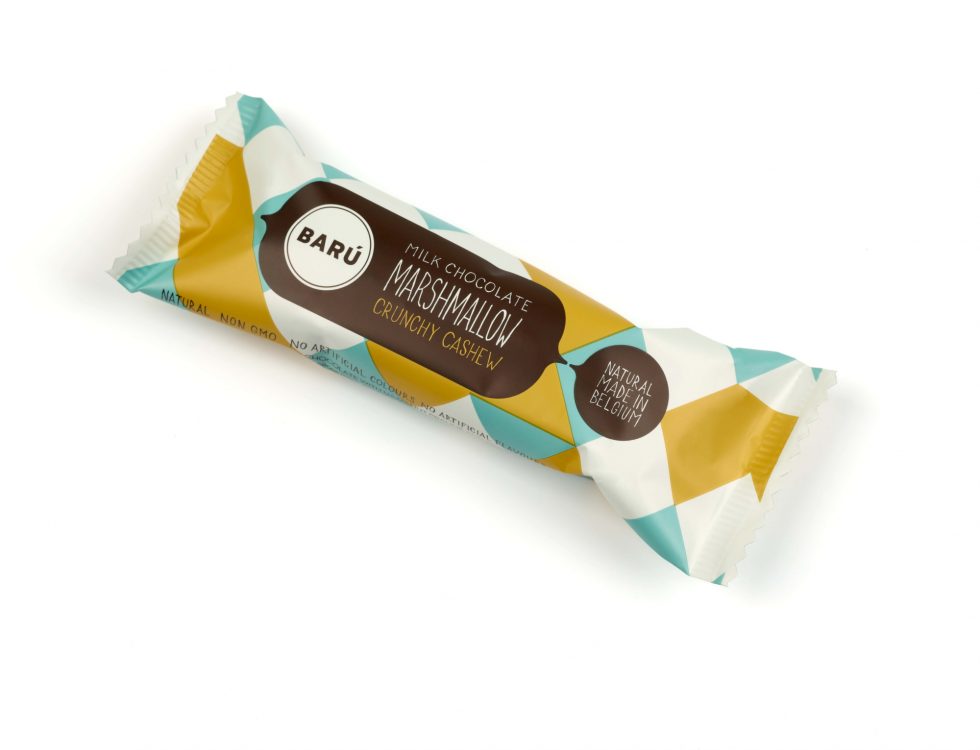 Läs mer om Baru Marshmallow Bar Milk Chocolate Cashew 30g