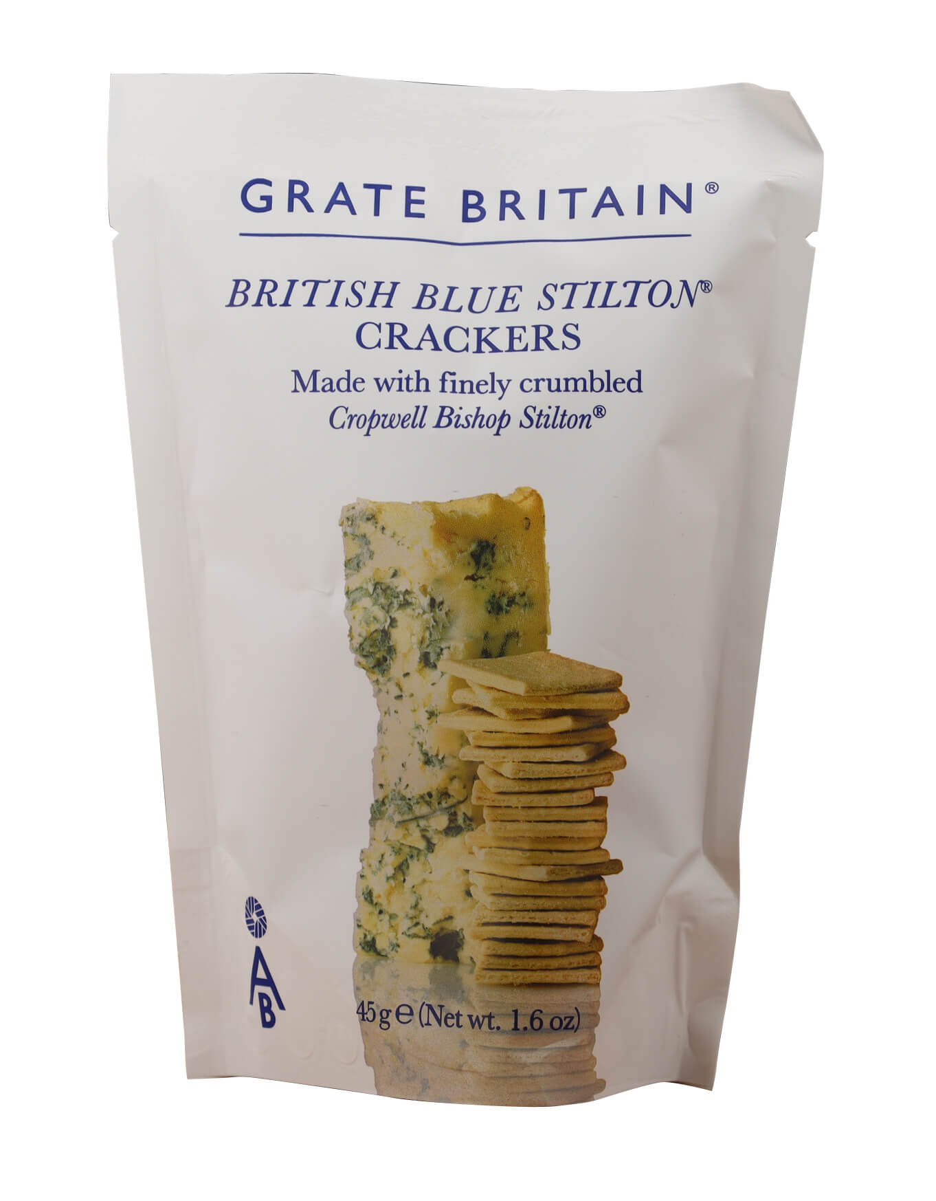 Läs mer om Grate Britain British Blue Stilton Crackers 45g
