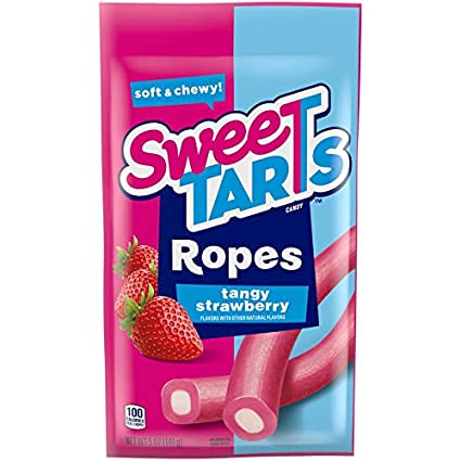Läs mer om SweeTARTS Ropes Tangy Strawberry 142g