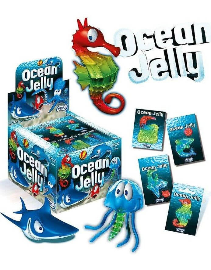 Läs mer om Vidal Ocean Jelly 6-pack 66g