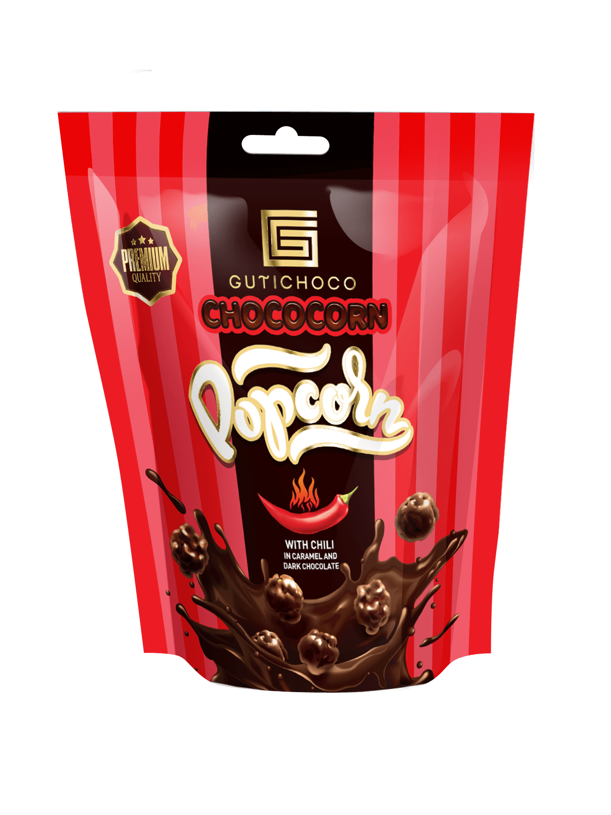 Läs mer om Popcorn Chocolate & Chili 70g