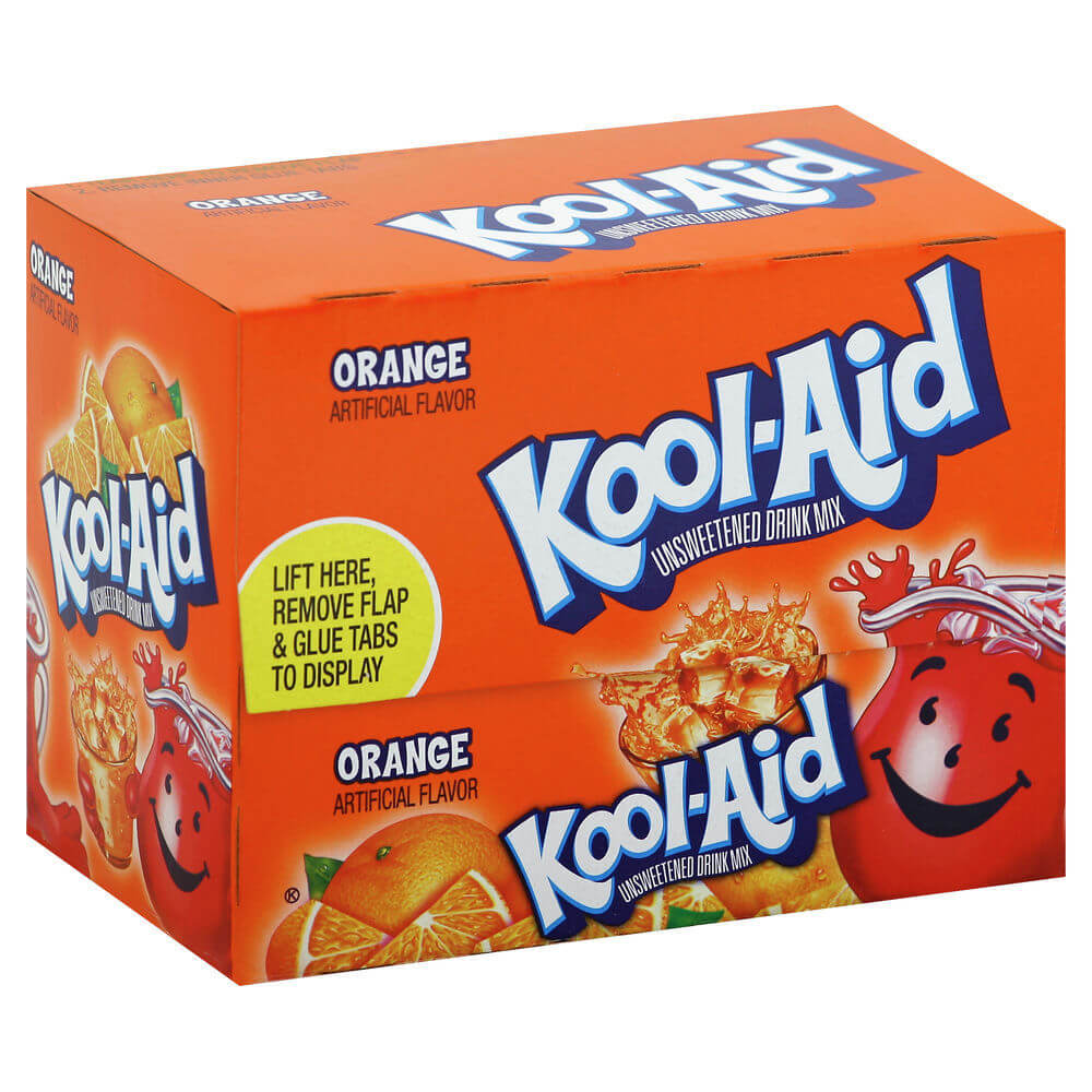 Läs mer om Kool-Aid Soft Drink Mix - Orange x 48st