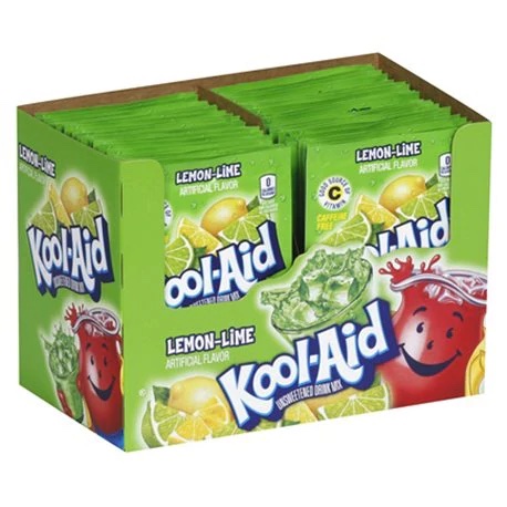 Läs mer om Kool-Aid Soft Drink Mix - Lemon Lime x 48st