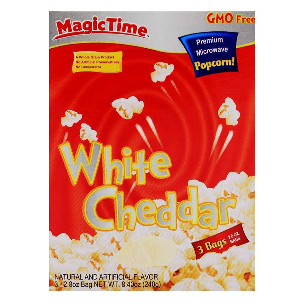 Läs mer om Magic Time Popcorn White Cheddar 240g