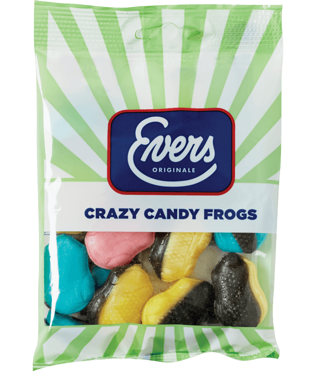 Läs mer om Evers Crazy Candy Frogs 120g