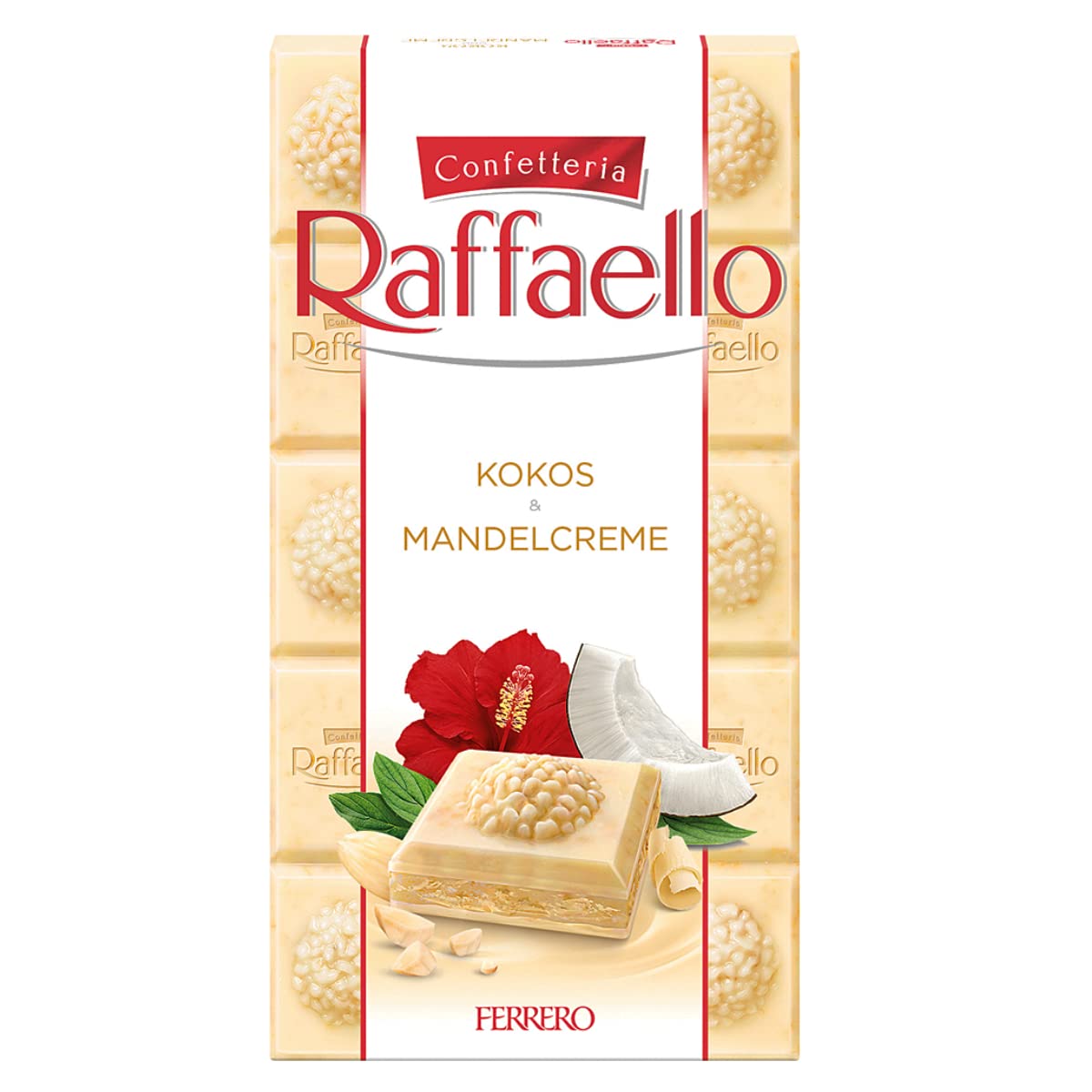 Läs mer om Raffaello Vit Choklad - Kokos Mandel 90g