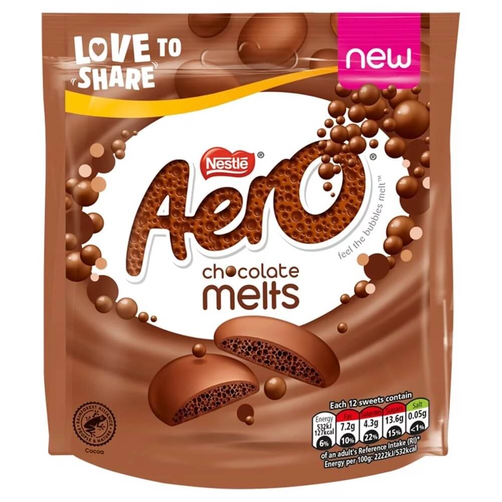 Läs mer om Aero Chocolate Melts 92g